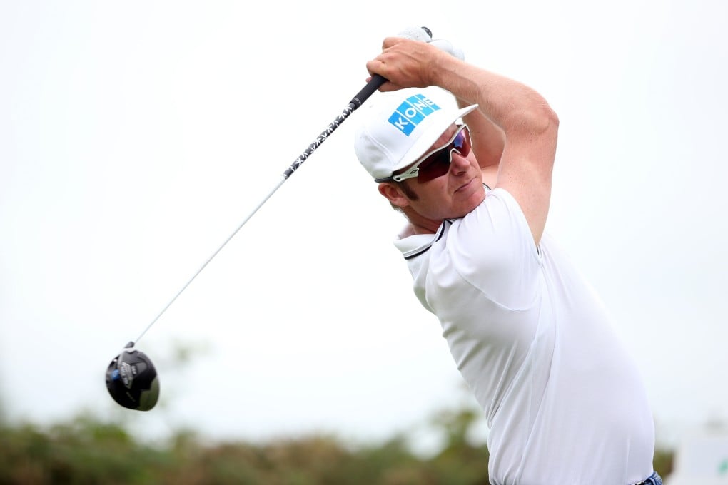 Finland's Mikko Ilonen plays a shot in the final round at the Irish Open. Photo: AP