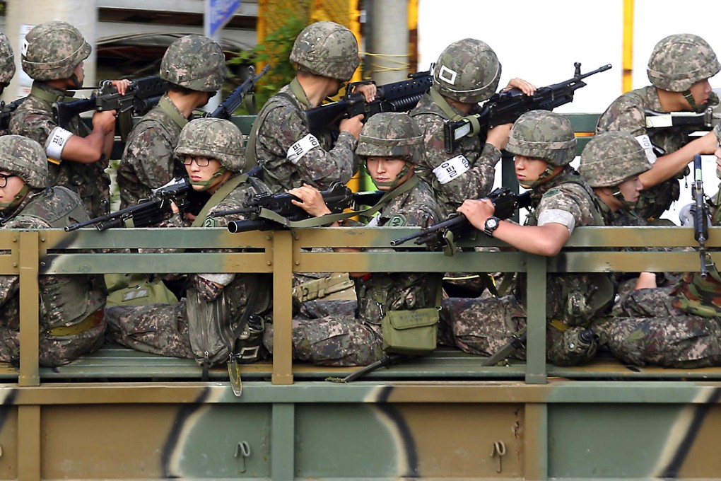 South Korean soldiers, including special forces and helicopters, searched for Lim before his parents pleaded with him to surrender, which he did not do. Photo: Reuters