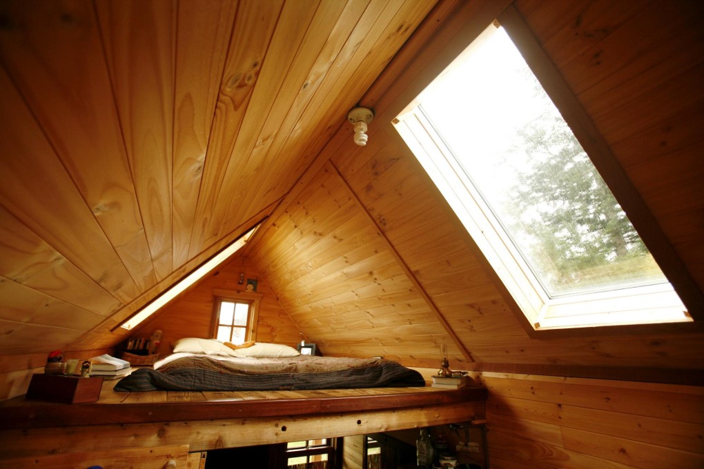 The sleeping loft.