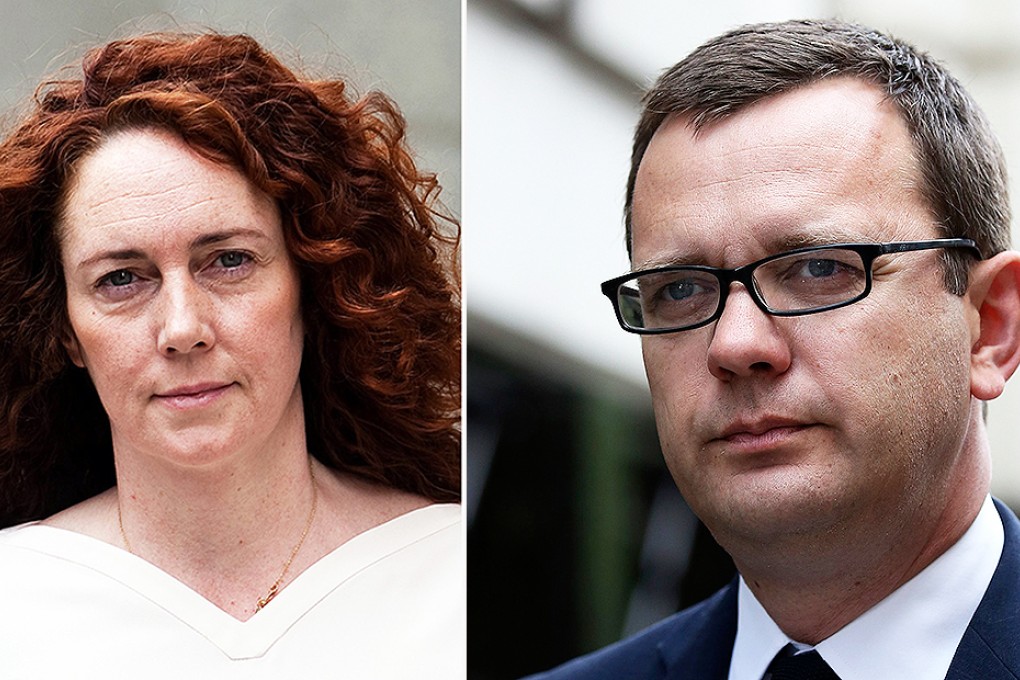 Rebekah Brooks Andy Coulson arrive at the Old Bailey in London. Photos: AP, EPA