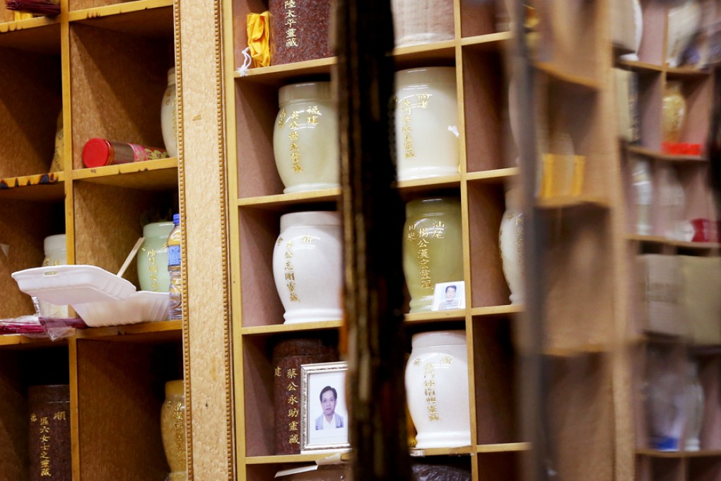 A private columbarium in Hung Hom.