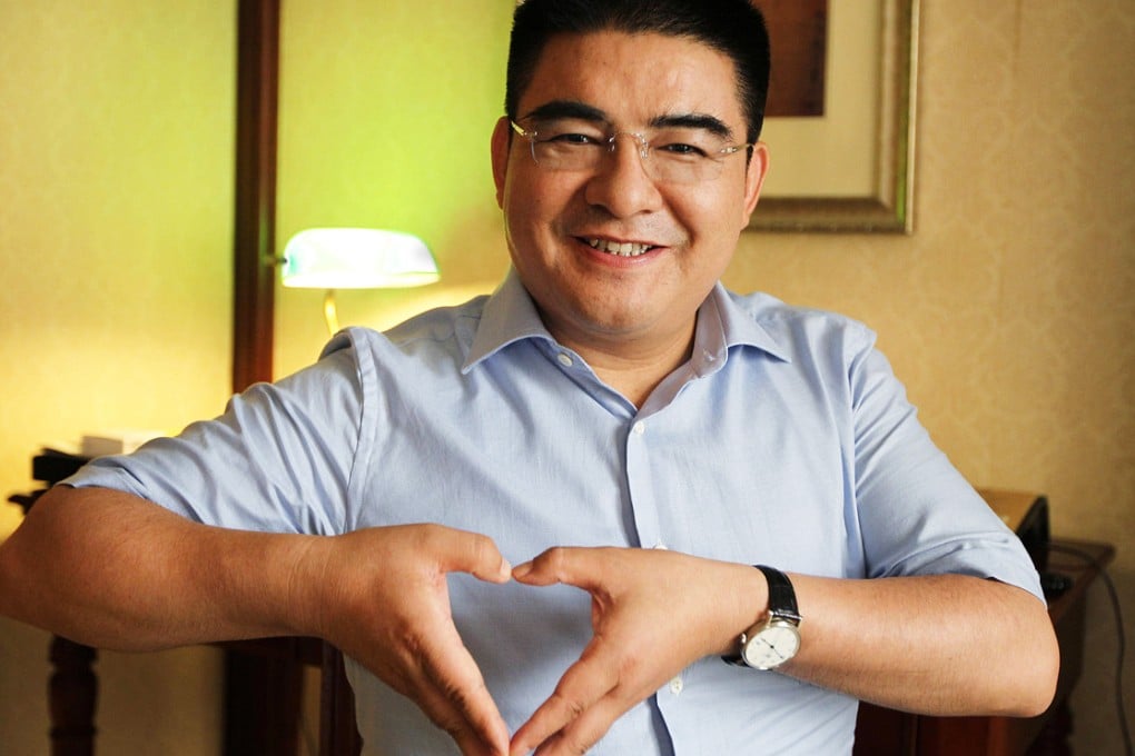 Chen Guangbiao says he has a big heart. "Every single cent I earn is earned through honest and legal means." Photo: Simon Song