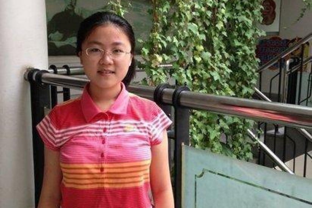 Liu Dingning now hopes to study at Peking University. Photo: QQ