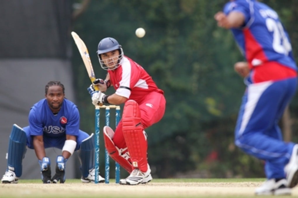 Roy Lamsam is the only Chinese player in the Hong Kong men's cricket side at the moment. Photo: Oliver Tsang
