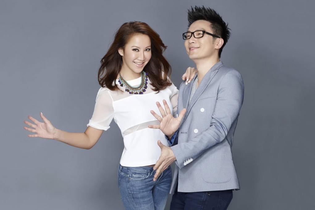 The odd couple: Singer Coco Lee (left) and producer Chiu Tsang Hei.