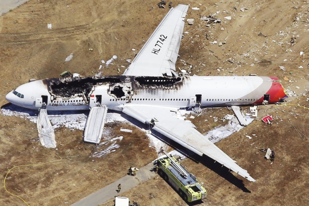 The wreckage of Asiana Flight 214 after it crashed at the San Francisco International Airport. Photo: AP