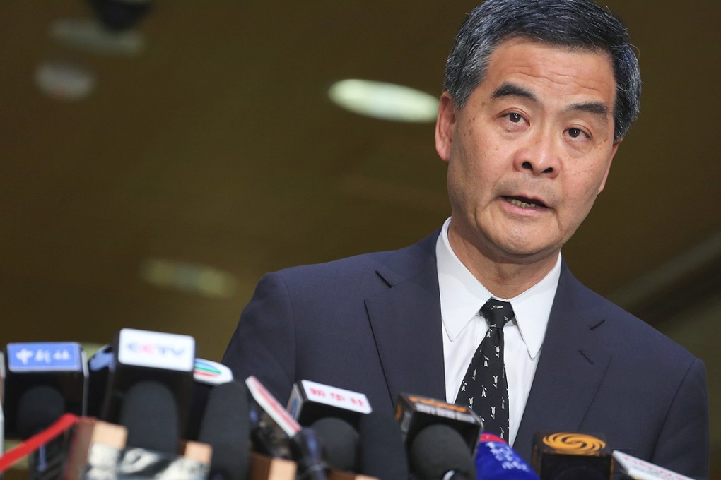 Leung Chun-ying is accused of not being frank. Photo: Felix Wong