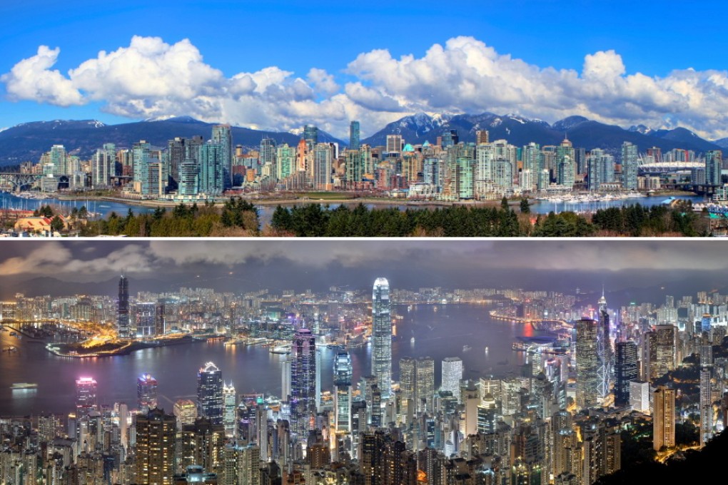 Vancouver (top) remains 'home' to many young Canadians who live and work in Hong Kong. Photo: Tourism Vancouver, Samuel Louie