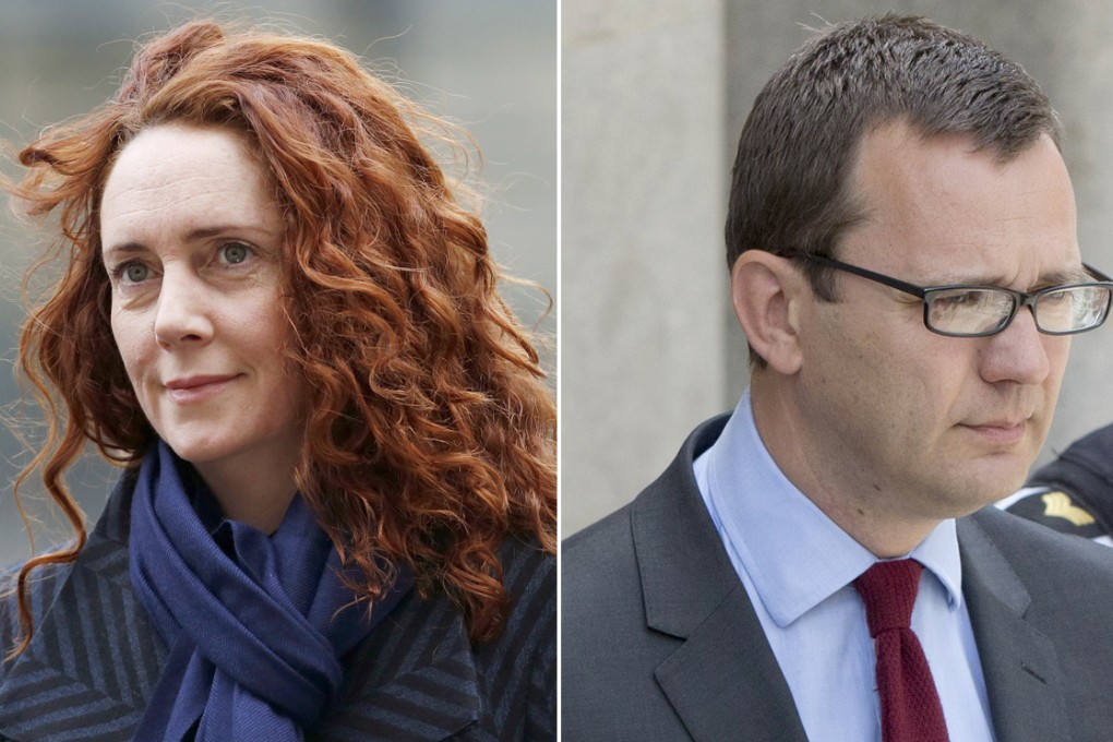 Rebekah Brooks (left) and Andy Coulson.