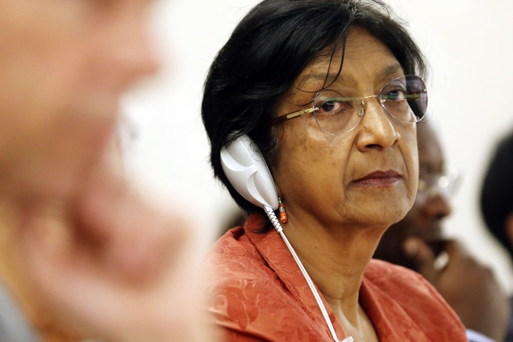 U.N. High Commissioner for Human Rights Navi Pillay.