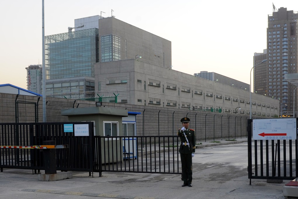 China could rename the address of the US embassy in Beijing to get even. Photo: AFP