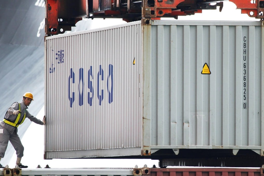 Cosco is being affected by low charter rates and overcapacity.