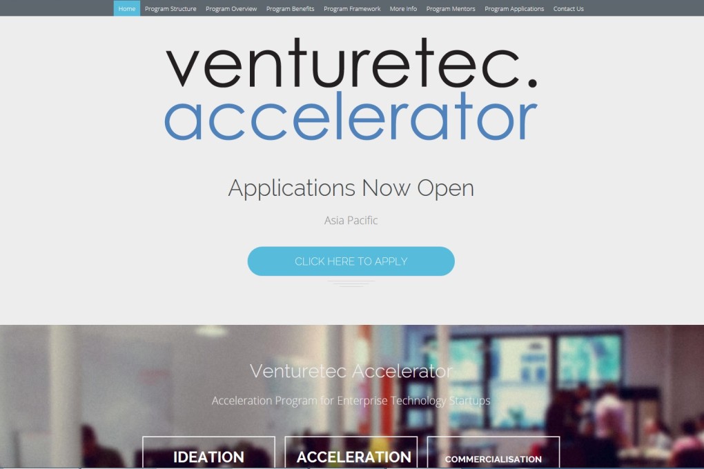 Venturetec is accepting applications to a six-to-12-month programme that will link 12 to 15 start-ups with major corporate partners.