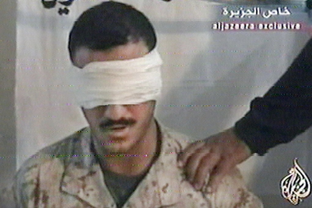 Al-Jazeera image of Wasef Ali Hassoun from 2004. Photo: AP