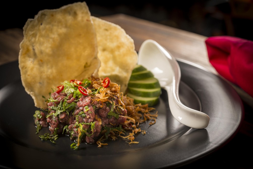 Wagyu steak tartare Yunnan style at Ho Lee Fook