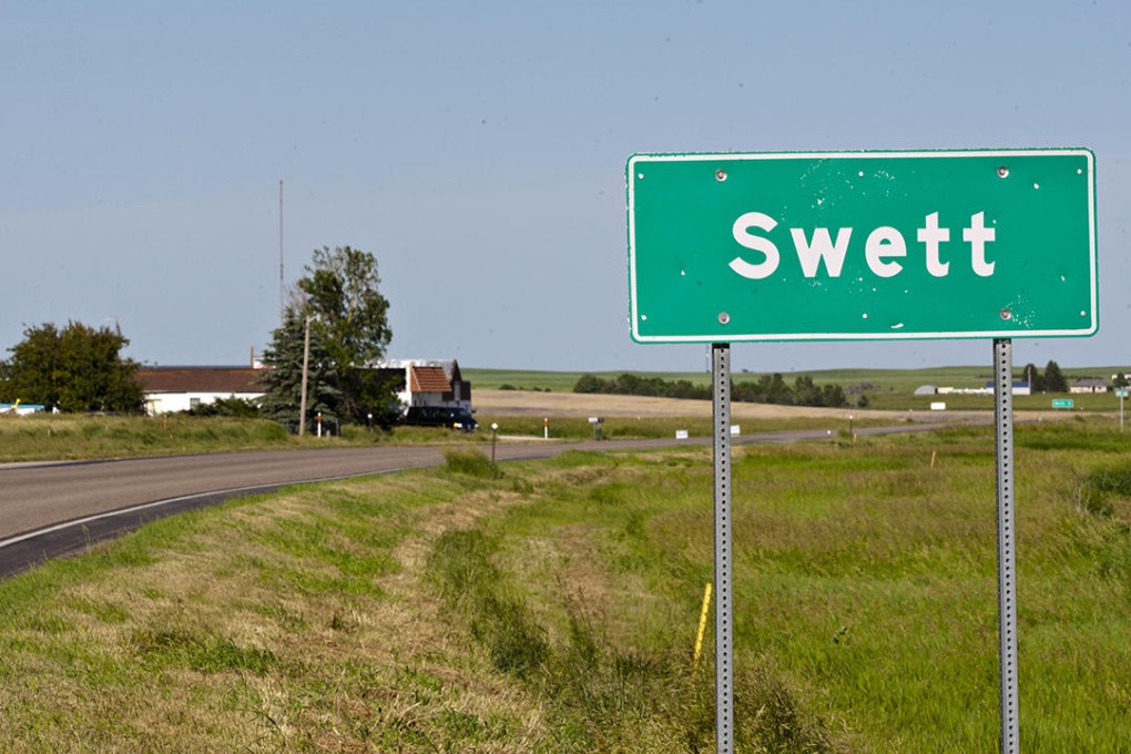 The town of Swett in South Dakota is on the market. Photo: AP