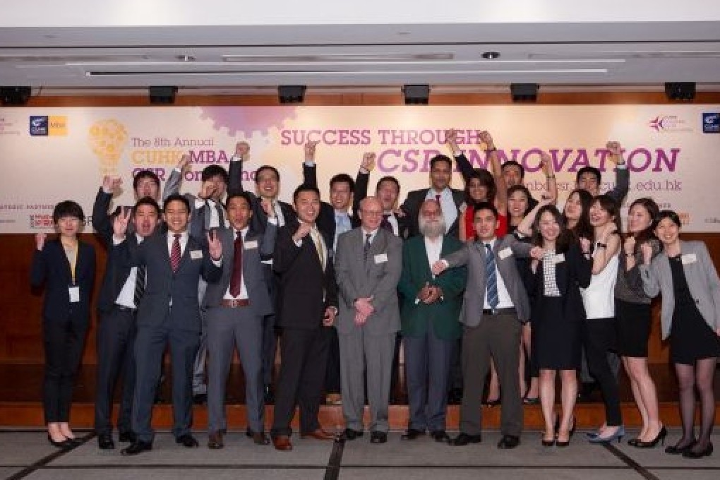 CSR Committee of CUHK MBA, Prof. Michael Ferguson and Glen Frommer