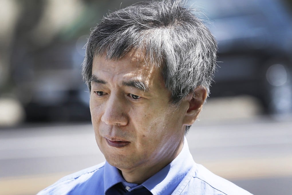 Former Iowa State University researcher Dong-Pyou Han leaves the Federal Courthouse in Des Moines, Iowa. Photo: AP