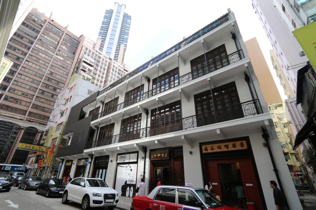 Hong Kong-based firm Aedas was honoured for its work on 10 Wan Chai shophouses.