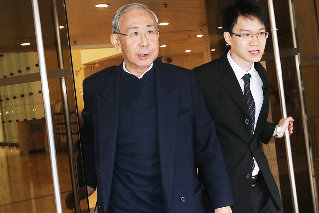 Former Chief Secretary Rafael Hui Si-yan leaves the High Court in Admiralty. Photo: David Wong