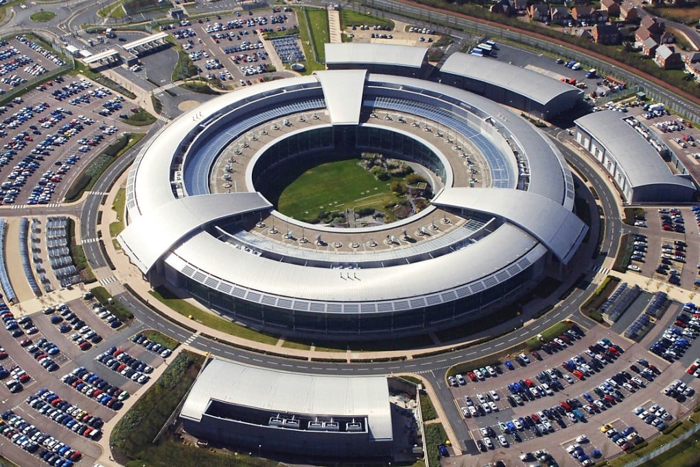 An aerial image of the British Government Communications Headquarters (GCHQ) in Cheltenham, Gloucestershire, west central England. Photo: EPA