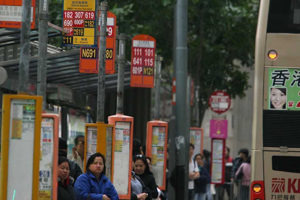 Good to know when the bus will arrive. Photo: SCMP Pictures