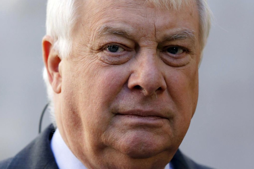 Former British governor Chris Patten hit out at Beijing's white paper on Hong Kong. Photo: AFP