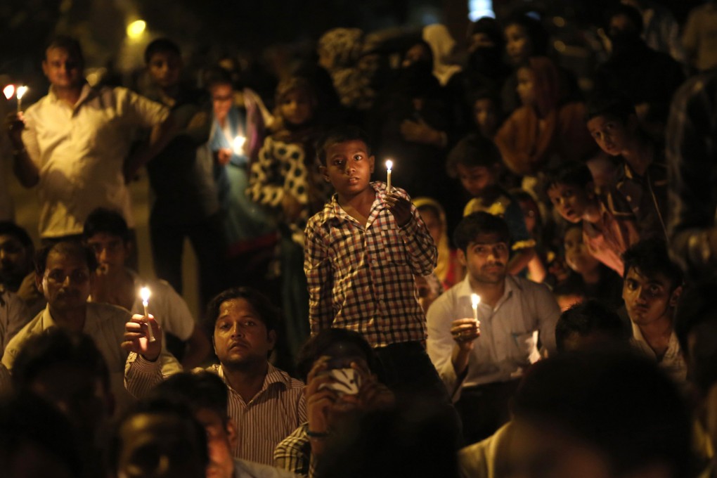 Shiite Muslims take part in a candlelight protest against the ongoing conflict in Iraq, in New Delhi. The 46 Indian nurses captured by militants were freed yesterday. Photo: Reuters