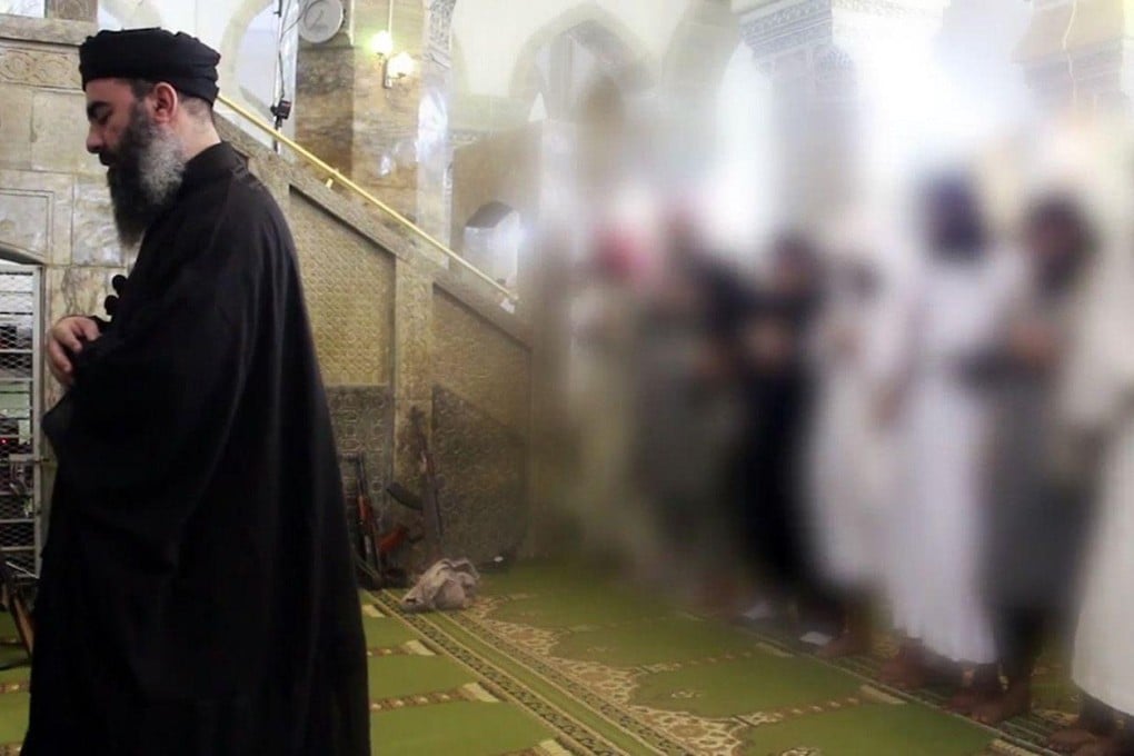 Abu Bakr al-Baghdadi in the IS propaganda video. Photo: AFP