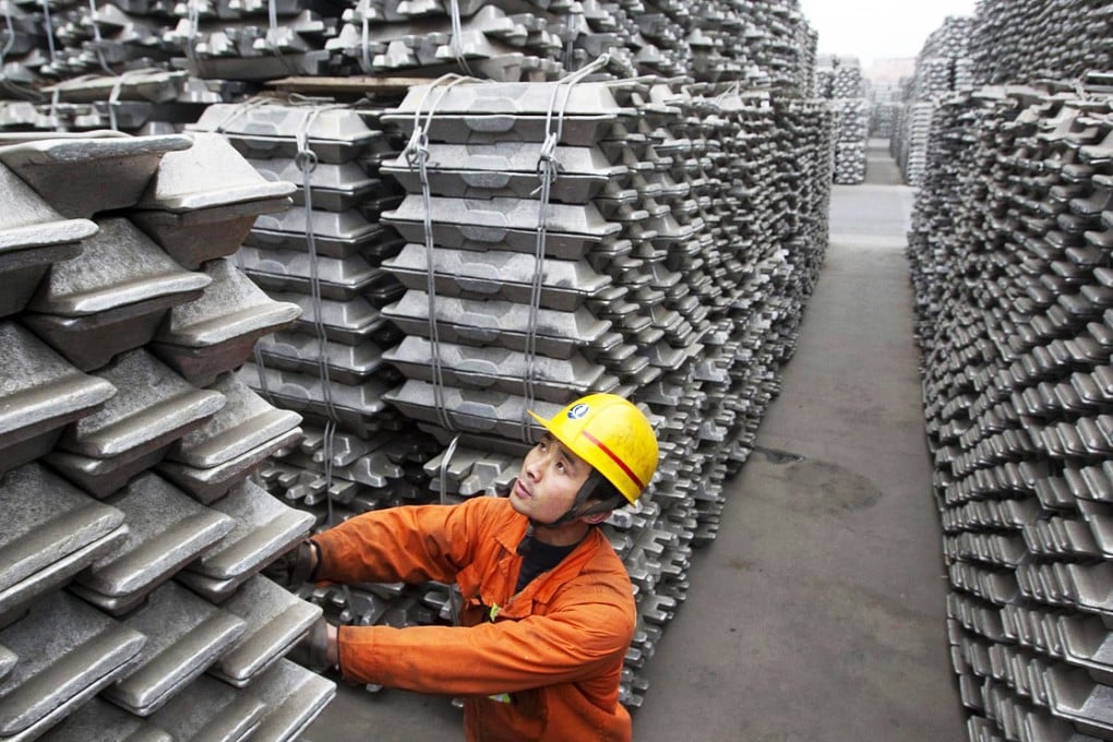 Checks on metal inventories, including 62,000 tonnes of aluminium, are being carried out at Qingdao port. Photo: Reuters
