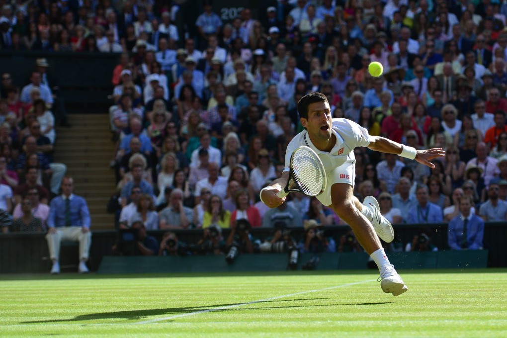 Novak Djokovic lunges for a shot during another classic Wimbledon final. Photo: AFP