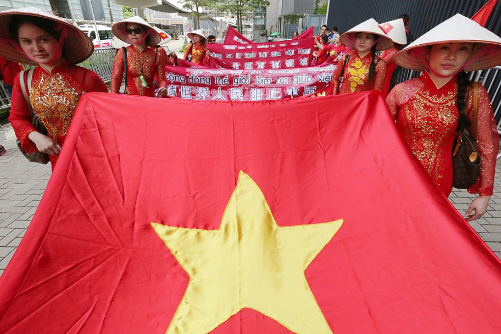 Protesters march to Wan Chai yesterday. Photo: Felix Wong