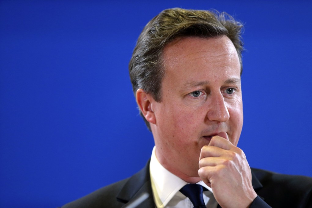 British PM David Cameron told reporters that the government would thoroughly investigate child sex abuse allegations. Photo: Reuters