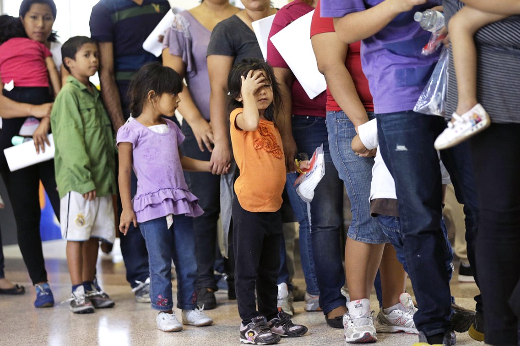 Illegal immigrant children like these face an uncertain future once they arrive in the United States from Central America. Photo: AP