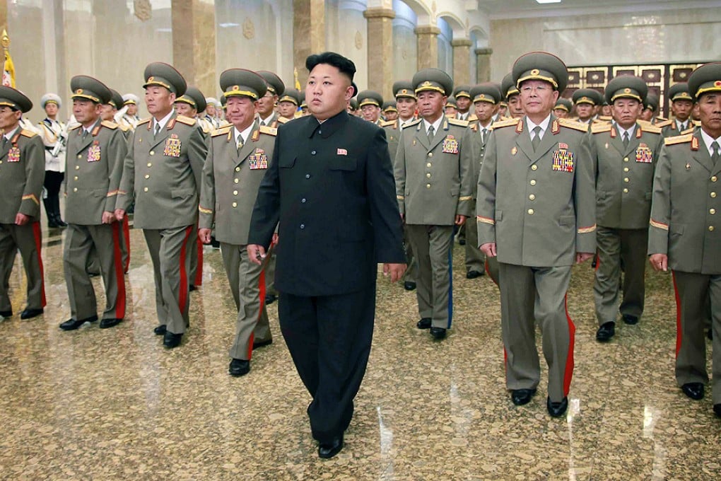 North Korean leader Kim Jong-un visits the Kumsusan Palace of the Sun at midnight on Tuesday on the occasion of the 20th anniversary of the demise of President Kim Il-sung. Photo: Reuters