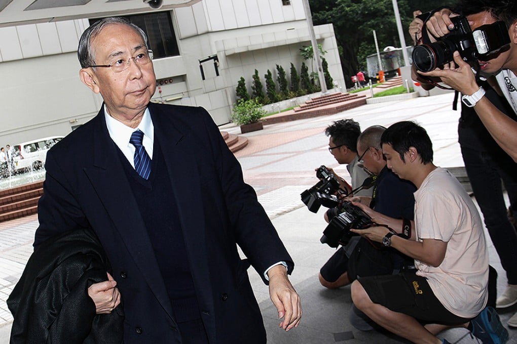 Rafael Hui Si-yan appears at the High Court in Admiralty. Photo: Dickson Lee