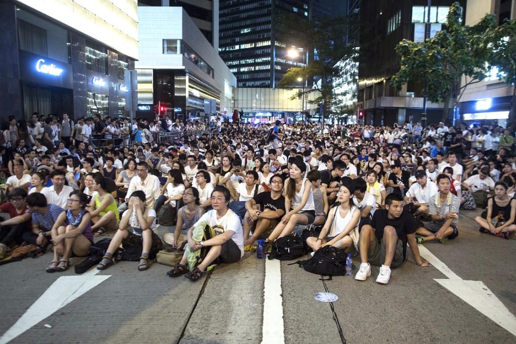 Should the Hong Kong protest end as another Tiananmen Square, it would not only hurt the economy but also destroy China's credibility as a partner that respects legally binding agreeement. Photo: EPA