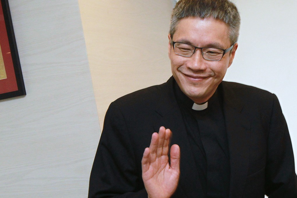 Reverend Peter Koon defended the Archbishop. Photo: Edward Wong