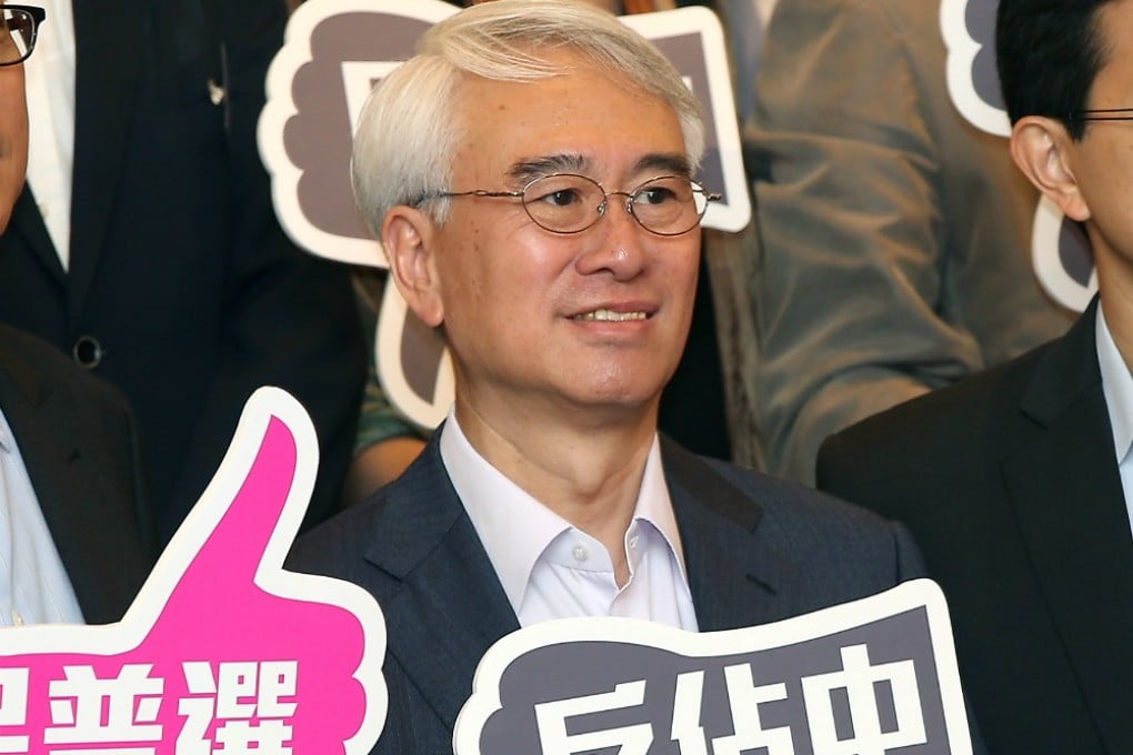 Robert Chow Yung, spokesman for the Alliance for Peace and Democracy. Photo: K.Y. Cheng