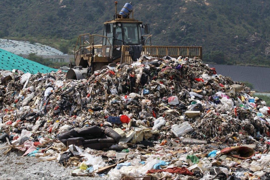 A general view of West New Territories Landfill in Nim Wan, Tuen Mun.