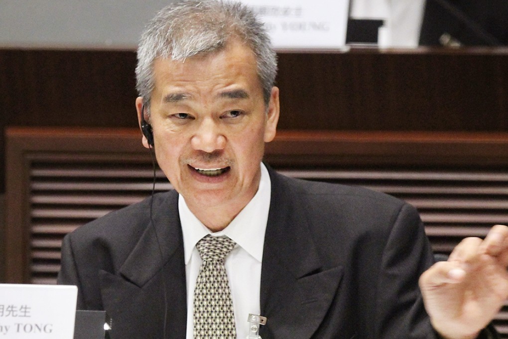 Timothy Tong served as ICAC commissioner between 2007 and 2012. Photo: Edward Wong