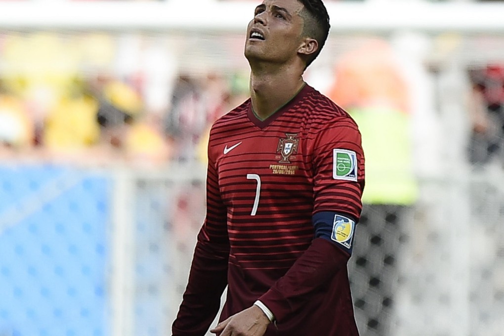 Portugal's Cristiano Ronaldo, the world player of the year, was ineffective during their World Cup campaign in Brazil. Photo: Xinhua