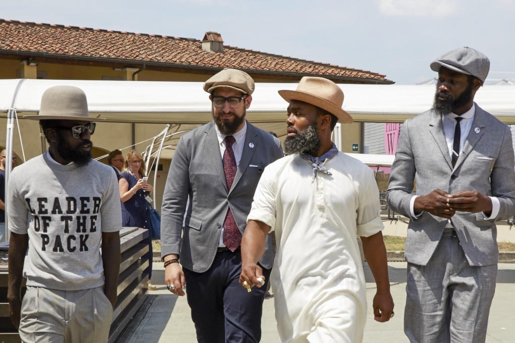 Hats were out in force at Pitti Uomo men's fashion trade show in Florence.