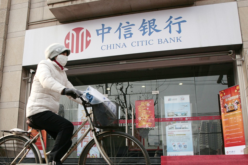 China Citic Bank has emerged, facilitating the movement of currency overseas. Photo: Bloomberg