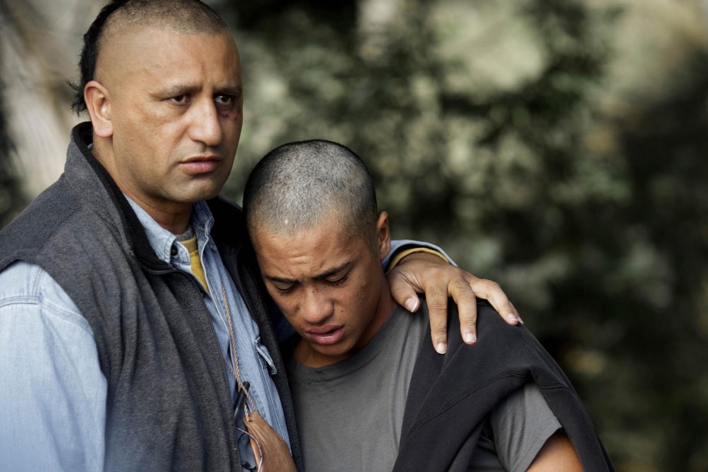 Cliff Curtis and James Rolleston in New Zealand film The Dark Horse.