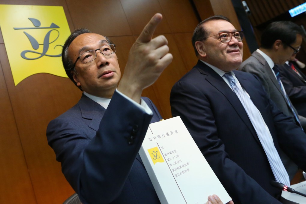 Lawmakers Alan Leong Ka-kit (left) and Abraham Razack find rare common ground over the government's plan for selling land to private developers or converting it to other uses.