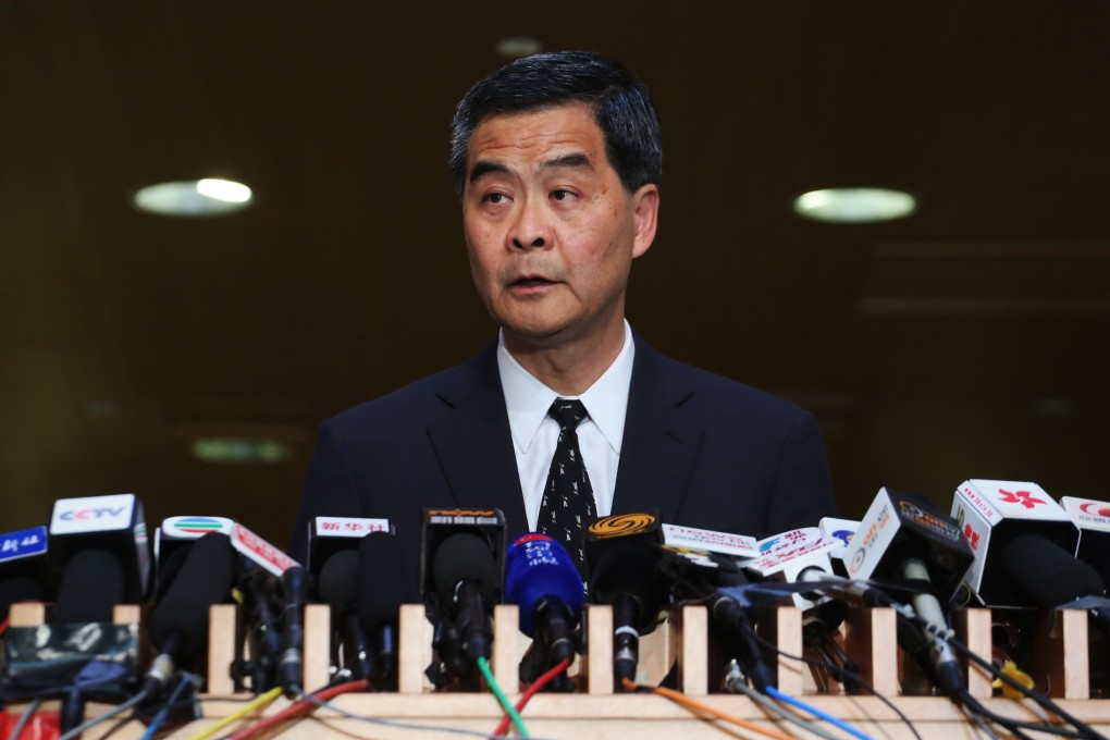 If the problem was Leung Chun-ying, then the solution would be simple. But it's not just Leung; it's the office. Photo: Felix Wong