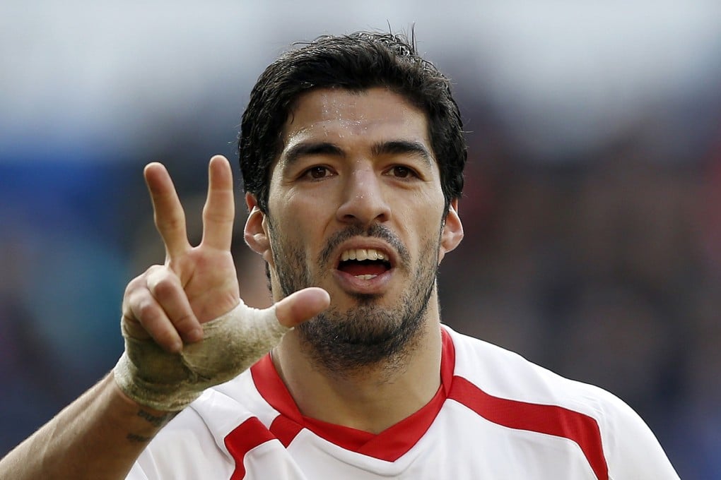 Not one, not two, but three biting scalps - Luis Suarez is taking his case to the Court of Arbitration for Sport. Photo: AFP
