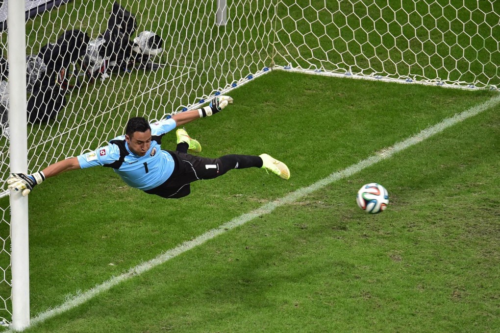 Costa Rica's Keylor Navas won three man-of-the-match awards and conceded just once from open play in 510 minutes. Photo: AFP