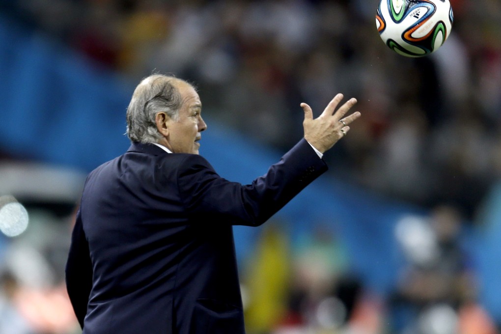 Argentina coach Alejandro Sabella will leave his post regardless of the final result. Photo: AP